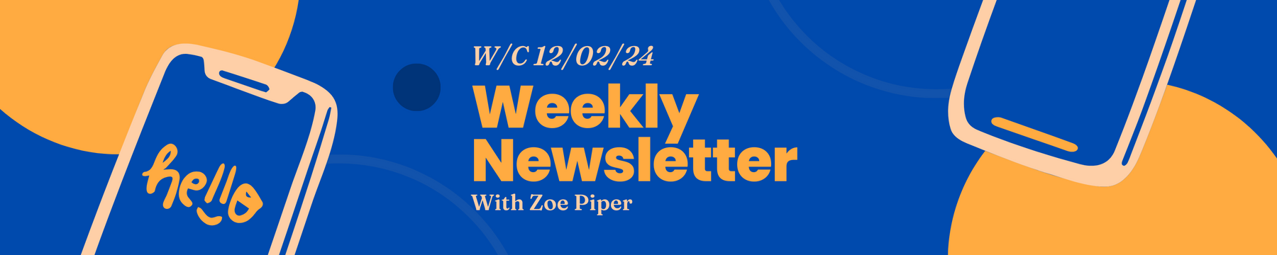 Weekly Newsletter W/C 12/02/24