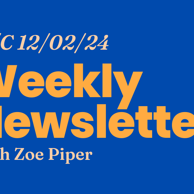 Weekly Newsletter W/C 12/02/24