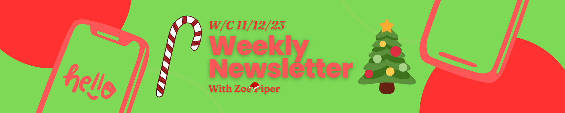 Weekly Newsletter W/C 11/12/23