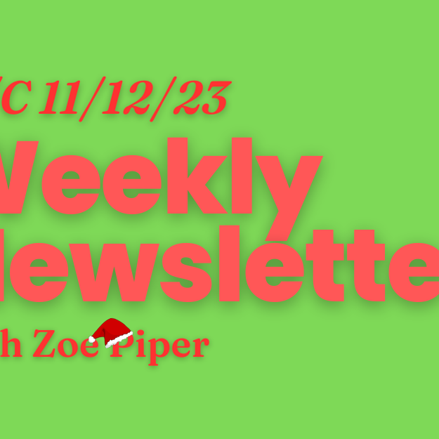 Weekly Newsletter W/C 11/12/23