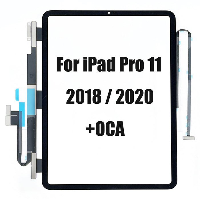 For iPad Pro 11 (1st/2nd) - Front Glass Digi/OCA - Tesa Tape Pre Installed