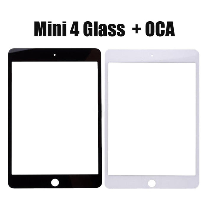 For iPad Mini 4 - Front Glass with OCA - Tesa Tape Pre Installed