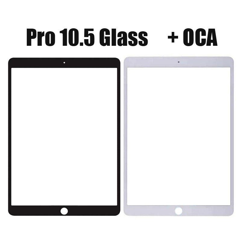 For iPad Air 3/Pro 10.5 - Front Glass with OCA - Tesa Tape Pre Installed
