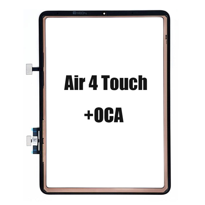For iPad Air 4 - Front Glass Digi/OCA - Tesa Tape Pre Installed