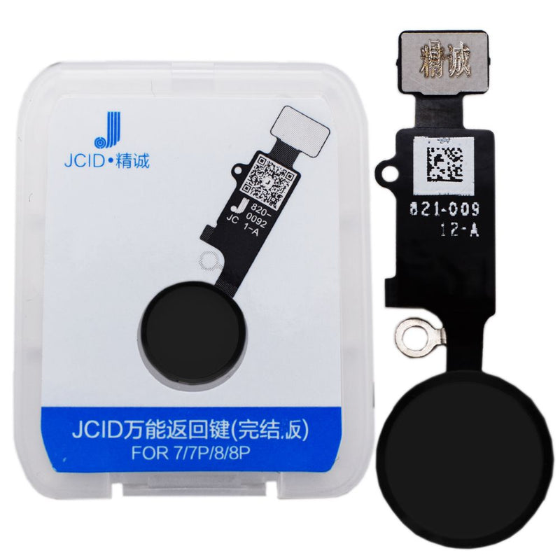 For iPhone JC Home Button with Flex (7G/7 Plus/8G/8 Plus) - Version 6 - Black