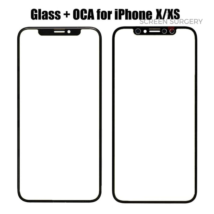 Iphone X Glass With Oca (Oem)