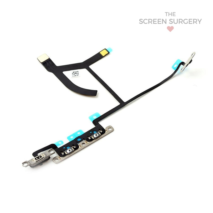 Iphone Xs Max Volume Button Flex Cable With Metal Bracket Original