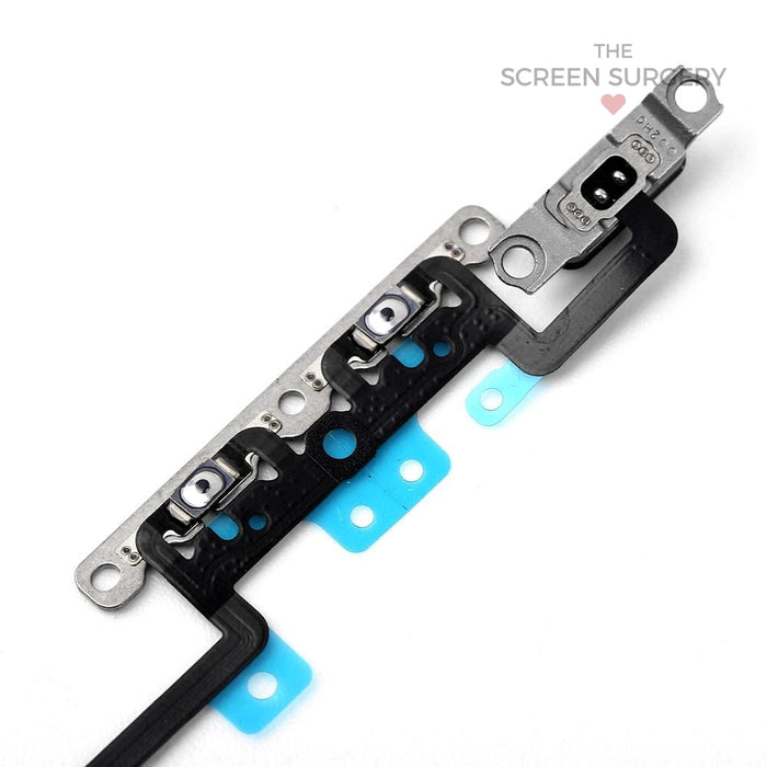 Iphone Xs Max Volume Button Flex Cable With Metal Bracket Original