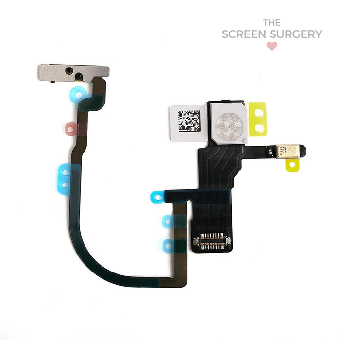 Iphone Xs Power Button Flex Cable With Metal Bracket Original