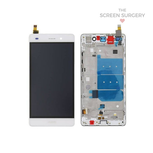 Lcd Touchscreen ( New Disassembly ) - White Huawei P8
